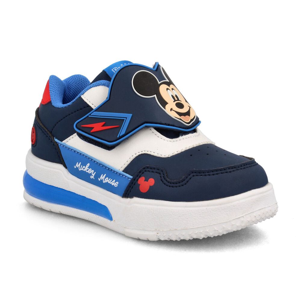 Zapatilla Ni&ntilde;o Bubblegummers Mickey Azul Marino - Rojo image number 1.0